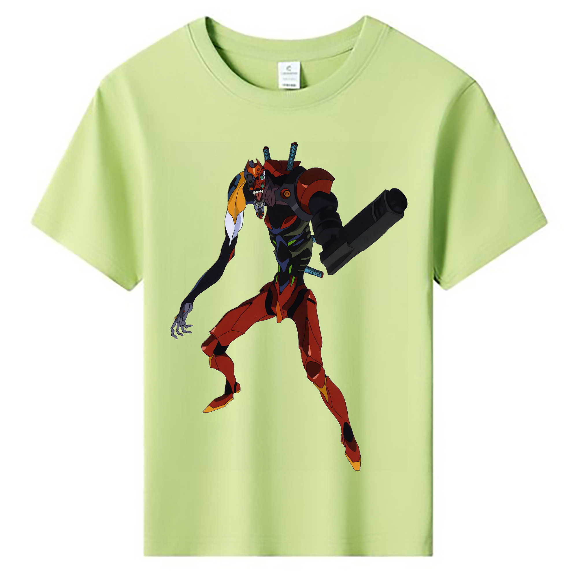 （画像用） EVA 新世紀エヴァンゲリオン 綿100％キッズTシャツ（フロントプリント）